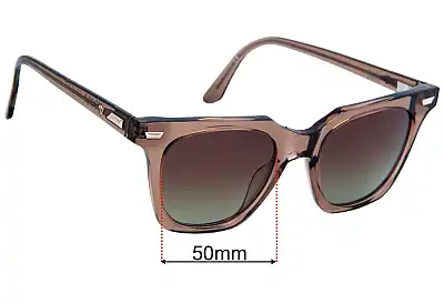 Valley Prisoner II Replacement Lenses 50mm wide 