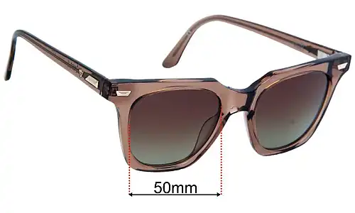 Valley Prisoner II Replacement Lenses 50mm wide 