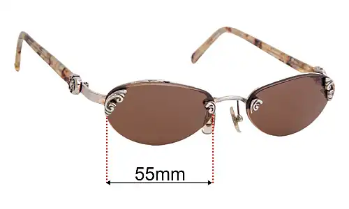 Sunglass Fix Replacement Lenses for Brighton Beautiful Mind - 55mm Wide Brighton Beautiful Mind Replacement Lenses 55mm wide