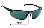 Sunglass Fix Replacement Lenses for Callaway Golf Eyewear FT-iX - 73mm Wide 