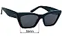 Sunglass Fix Replacement Lenses for Carve Tahoe - 55mm Wide 