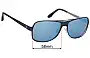 Sunglass Fix Replacement Lenses for Henri Lloyd  BELKNAP - 58mm Wide 