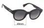 Sunglass Fix Replacement Lenses for Kenzo KZ40160I - 49mm Wide 