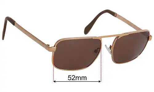 Luxottica 453 Replacement Lenses 52mm wide 