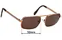 Sunglass Fix Replacement Lenses for Luxottica 453 - 52mm Wide 