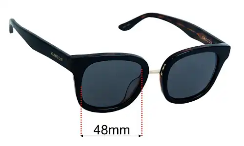 Sunglass Fix Replacement Lenses for Oroton Memento - 48mm Wide Oroton Memento Replacement Lenses 48mm wide