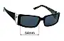 Sunglass Fix Replacement Lenses for Oroton  Milano II - 54mm Wide 