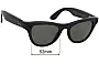 Sunglass Fix Replacement Lenses for Ray-Ban RW4010 Meta Skyler - 52mm Wide 