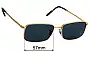 Sunglass Fix Ersatzgläser für Ray-Ban RB3717 - 57mm Wide 