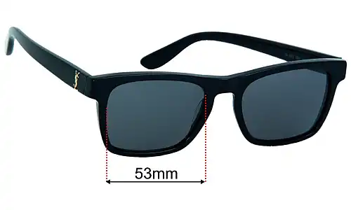 Saint Laurent  SL M13 Ersatzlinsen 53mm wide 