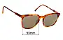 Sunglass Fix Replacement Lenses for Serengeti Drivers 5264J - 53mm Wide 