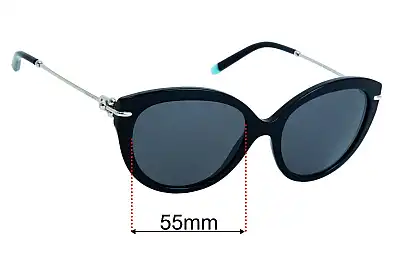 Tiffany & Co TF 4187 Ersatzgläser 55mm wide 