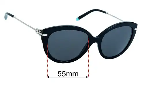 Tiffany & Co TF 4187 Replacement Lenses 55mm wide 