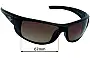 Sunglass Fix Ersatzgläser für ACE Enforcer - 67mm Wide 