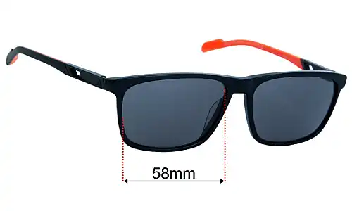 Adidas SP0079-1 Ersatzlinsen 58mm wide 