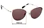 Sunglass Fix Replacement Lenses for Alex Perry AP 86 - 54mm Wide 