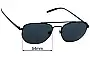 Sunglass Fix Replacement Lenses for Arnette Layne AN6125 - 54mm Wide 