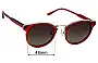 Sunglass Fix Replacement Lenses for Bailey Nelson  Francis - 48mm Wide 