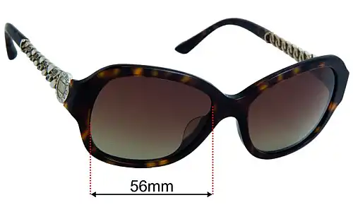 Bvlgari 8130 Replacement Lenses 56mm wide 