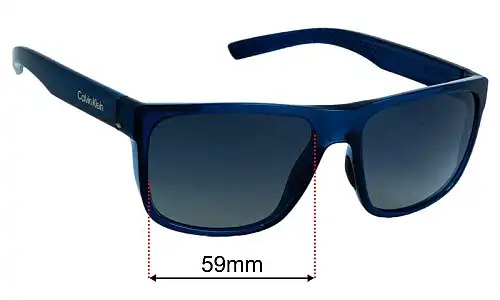 Calvin Klein CK22556S Replacement Lenses 59mm wide 