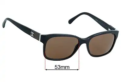 Chanel 3246-Q Ersatzgläser 53mm wide 