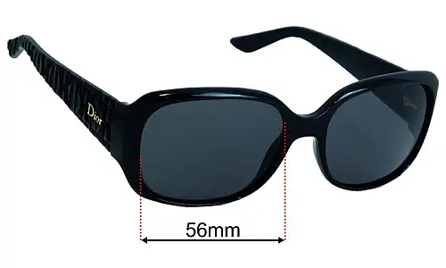 Christian Dior Frisson 2 Replacement Lenses 56mm wide 