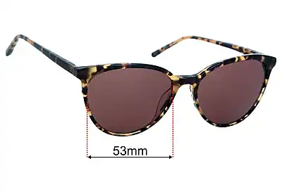 DKNY DY5031 Replacement Lenses 53mm wide 