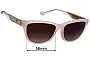 Sunglass Fix Lentes de Repuesto para Emporio Armani EA4227U - 56mm Wide 