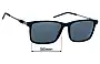 Sunglass Fix Verres de Remplacement pour Hugo Boss HG Sun Rx 11 - 56mm Wide 