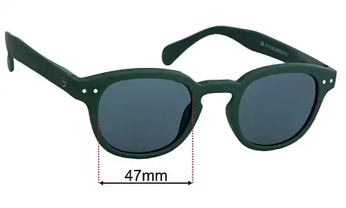 Izipizi Sun C Replacement Lenses 47mm wide 