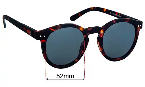 Izipizi Sun M Replacement Lenses 52mm wide 