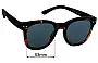 Sunglass Fix Replacement Lenses for Izipizi Sun N - 53mm Wide 