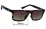 Sunglass Fix Ersatzgläser für Maui Jim MJ616 Opio - 56mm Wide 