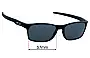 Sunglass Fix Replacement Lenses for Oakley Metalink OX8153 - 53mm Wide 
