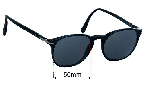 Persol 3007-S Replacement Lenses 50mm wide 