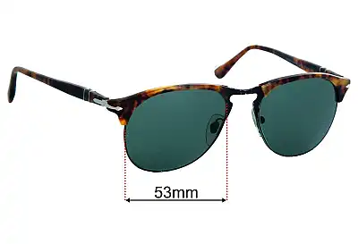 Persol 8649-S Replacement Lenses 53mm wide 