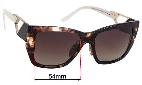 Prada SPR21Y Ersatzlinsen 54mm wide 