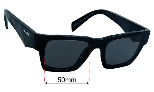 Prada SPRA06 Replacement Lenses 50mm wide 