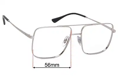 Ray-Ban RB3758V Ari Optics Replacement Lenses 56mm wide 