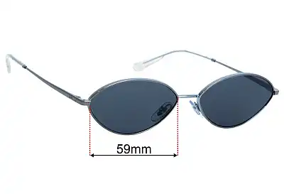 Ray-Ban RB3757 Kai Ersatzgläser 59mm wide 