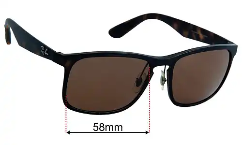Ray-Ban RAJ9499AA Lentes de Repuesto 58mm wide 