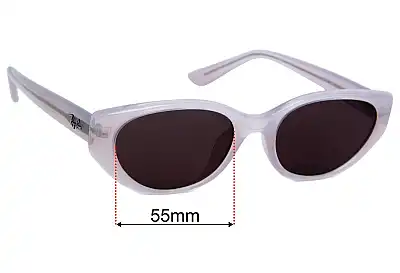 Ray-Ban RB4457D Replacement Lenses 55mm wide 