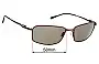 Sunglass Fix Replacement Lenses for Serengeti Sorrento - 58mm Wide 