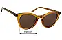 Sunglass Fix Replacement Lenses for Sito Now or Never - 50mm Wide 