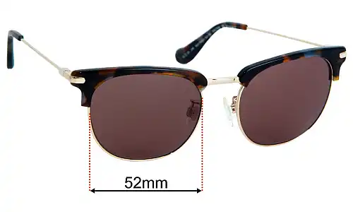 Specsavers Sant Antoni Sun Rx Replacement Lenses 52mm wide 