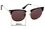 Sunglass Fix Replacement Lenses for Specsavers Sant Antoni Sun Rx - 52mm Wide 