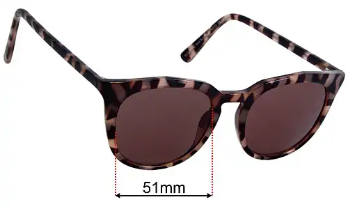 Specsavers Wals Sun Rx Replacement Lenses 51mm wide 