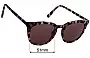 Sunglass Fix Replacement Lenses for Specsavers Wals Sun Rx - 51mm Wide 
