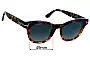 Sunglass Fix Replacement Lenses for Tom Ford Elizabeth-02 TF616 - 49mm Wide 
