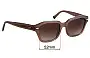 Sunglass Fix Replacement Lenses for Vogue VO5444-S - 52mm Wide 